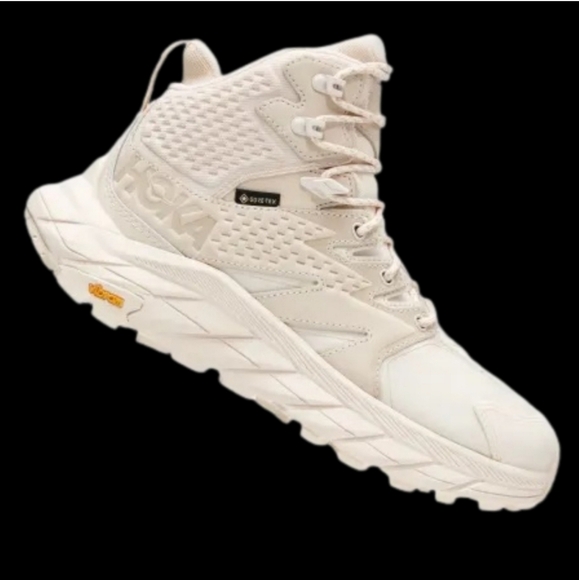 *NEW* HOKA Anacapa Mid GTX Hiking Shoe Eggnog/Shifting Sand Women's 7.5B - Picture 2 of 4